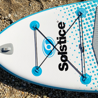 Thumbnail for Solstice 8' Maui Inflatable Paddleboard All-Around SUP Full Kit bungee system