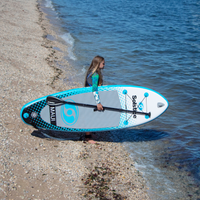 Thumbnail for Solstice 8' Maui Inflatable Paddleboard All-Around SUP Full Kit actual size