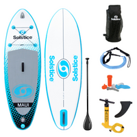 Thumbnail for Solstice 8' Maui Inflatable Paddleboard All-Around SUP Full Kit package