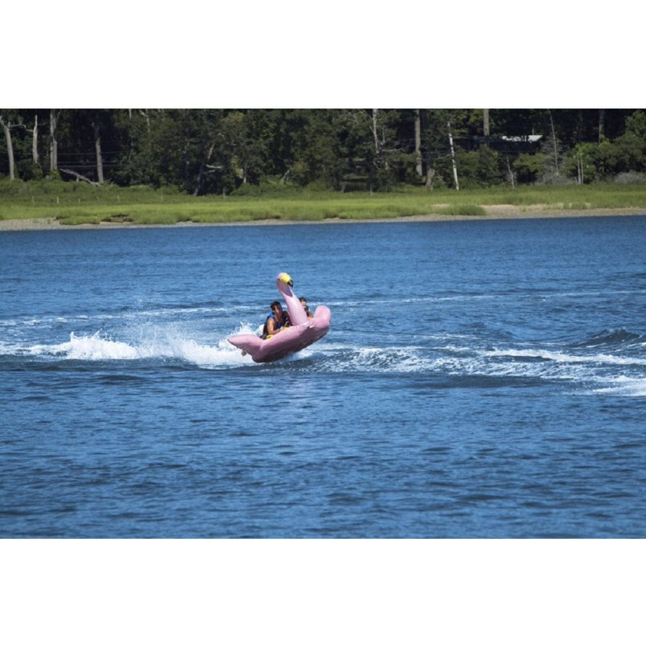 Solstice Flamingo Lay-On Towable - Good Wave