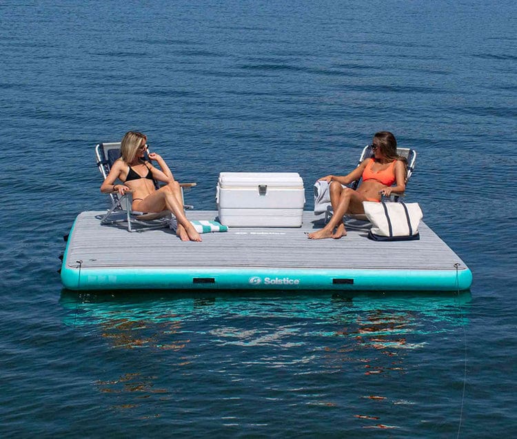 Solstice Inflatable 10' X 8' Traction Pad Dock - Good Wave