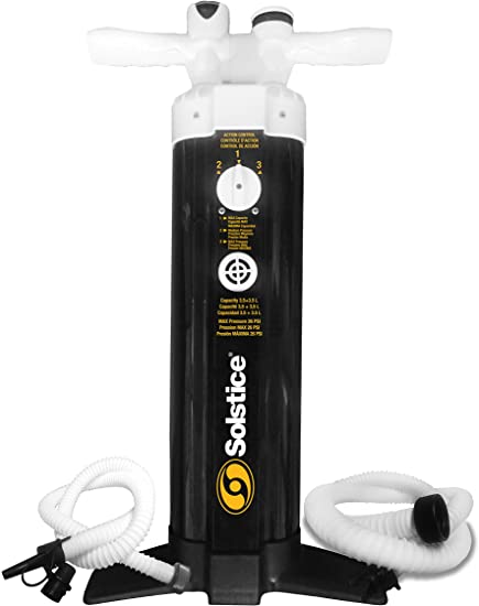 Solstice Triple Action SUP Pump with Gauge - Good Wave