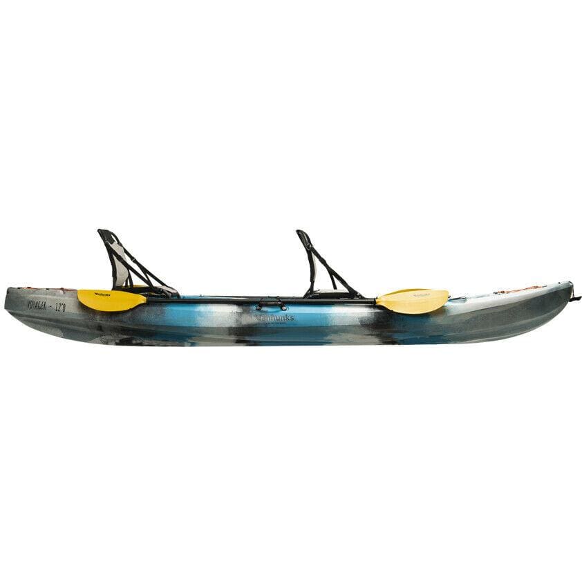 Vanhunks 12' Voyager Deluxe Family Tandem Fishing Kayak Blue 2