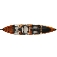Thumbnail for Vanhunks 13' Black Bass Fishing Kayak Orange 2