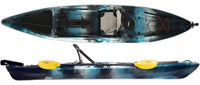 Thumbnail for Vanhunks 13' Black Bass Fishing Kayak blue