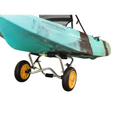 Bonnlo Kayak Trailer Collapsible Kayak Wheels Cart with Solid