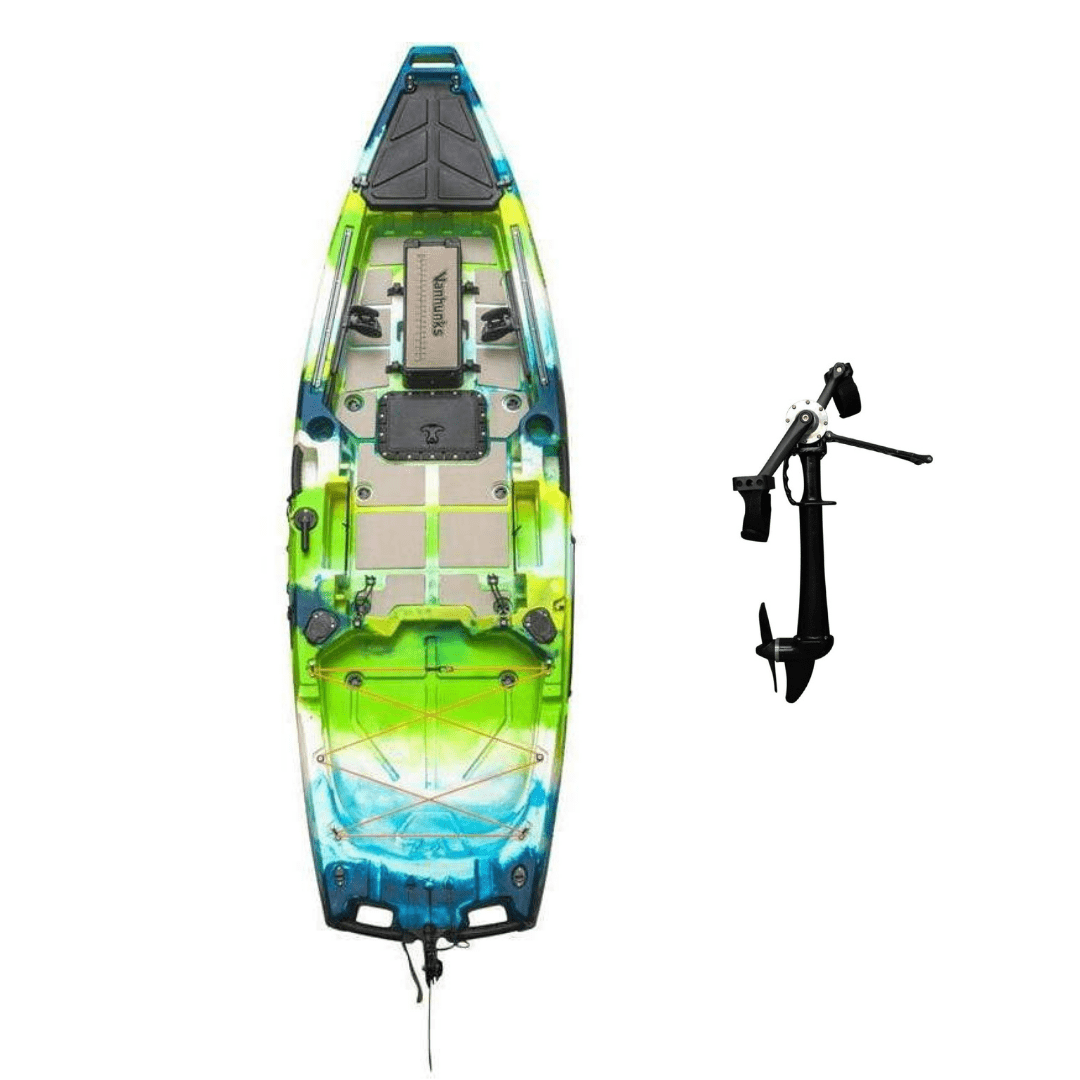 Vanhunks Pike Fishing Kayak with Optional Drive - Good Wave