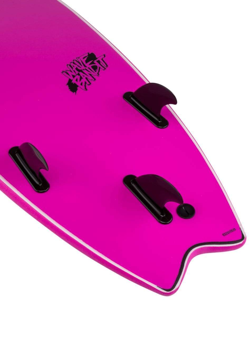 Catch Surf Wave Bandit 5'6" Performer Tri Fin - Pink Foam Surfboard - Good Wave