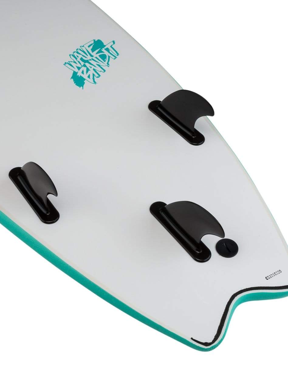Catch Surf Wave Bandit 6'0" Performer Tri Fin - Turquoise - Good Wave